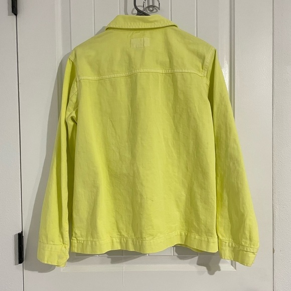 Universal Thread Long Sleeve Yellow Chore Denim Jacket - Picture 6 of 7